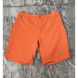 Tracksmith Longfellow Men M Orange Eliot Stretch Running Shorts Performance Gym